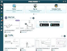 Tablet Screenshot of freeriderhd.com